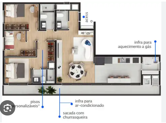 Fly Urban Cabral - Apartamento